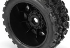 Pro-Line kolo 5.7", pneu Badlands MX57, disk Raid H24 černý (2)