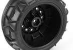 Pro-Line Wheels 2.2/3.0", Dumont Paddle/Rib SC Tire, Raid H12 Wheel (2)