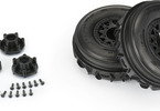 Pro-Line Wheels 2.2/3.0", Dumont Paddle/Rib SC Tire, Raid H12 Wheel (2)