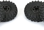 Pro-Line Wheels 1.0", Interco Super Swamper Tires, Holcomb H7 Black Wheels (4)