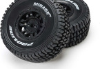 Pro-Line kolo s pneu 1:16 Mirage TT, disk černý, Hex 12mm (4): Arrma Mojave Grom