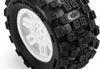 Pro-Line kolo 1:16 s pneu Badlands MX, disk Split Six bílý, 12mm (2): Arrma Mini Kraton