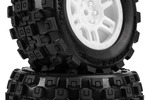 Pro-Line kolo 1:16 s pneu Badlands MX, disk Split Six bílý, 12mm (2): Arrma Mini Kraton