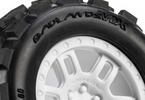 Pro-Line kolo 1:16 s pneu Badlands MX, disk Split Six bílý, 12mm (2): Arrma Mini Kraton