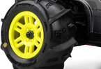 Pro-Line kolo 1:16 s pneu Dumont Paddle, disk Split Six žlutý, 12mm (2): Arrma Mini Kraton
