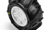 Pro-Line kolo 1:16 s pneu Dumont Paddle, disk Split Six bílý, 12mm (2): Arrma Mini Kraton
