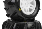 Pro-Line kolo 1:16 s pneu Dumont Paddle, disk Split Six bílý, 12mm (2): Arrma Mini Kraton