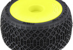 Pro-Line 1/24 Electron 2.0 Buggy Tires Mounted 7mm Yellow (4): Micro-B