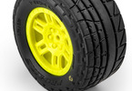 Pro-Line kolo 1:16 s pneu Menace Street, disk Split Six žlutý, 12mm (2): Arrma Mini Kraton