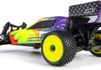 Pro-Line 1/24 Wedge Front and Prism Rear Carpet Tires Mounted 7mm, Yellow (4): Losi Micro-B