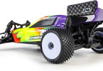 Pro-Line 1/24 Wedge Front and Prism Rear Carpet Tires Mounted 7mm, White (4): Losi Micro-B