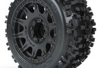 Pro-Line Wheels 3.8", Badlands 3.8" MT H17mm Blk Raid (2)