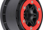 Pro-Line disk 2.2/3.0" Split Six zadní H12 červeno-černý (2)