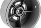 Pro-Line Wheels 2.2/3.0" Slot Mag Drag Spec Rear H12 Drag Gray (2)