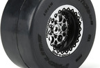 Pro-Line Wheels 2.2/3.0" Showtime+ Wide Rear H12 Drag Black (2)