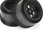 Pro-Line Wheels 2.2/3.0" Showtime+ Wide Rear H12 Drag Black (2)