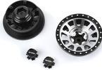 Pro-Line Wheels 2.9" Method 305 Alum +2 Offset Silver (2): SCX6