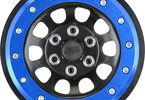 Pro-Line Steelies Stamped Steel 2.9" Dual Offset SCX6 Wheels Blue/Black