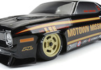 Pro-Line Body 1/10 1972 Plymouth Barracuda Motown Missile (Black): Drag Car