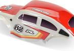Pro-Line karosérie Class 1 VW brouk červená, kola Chrome Diablo 12mm s pneu Flat Iron: Arrma Typhon Grom
