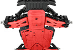 Pro-Line ochrana šasi Bash Armor červená: Arrma 3S kratší rozvor