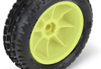 Pro-Line Wheels 1/18, Wedge Carpet Mini-B Front Tires, H8 Yellow Wheels (2) (Losi Mini-B)