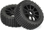 Pro-Line kolo 3.3", pneu Gladiator M2, disk Mach 10 H17 černý (2)