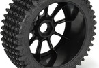 Pro-Line kolo 3.3", pneu Gladiator M2, disk Mach 10 H17 černý (2)