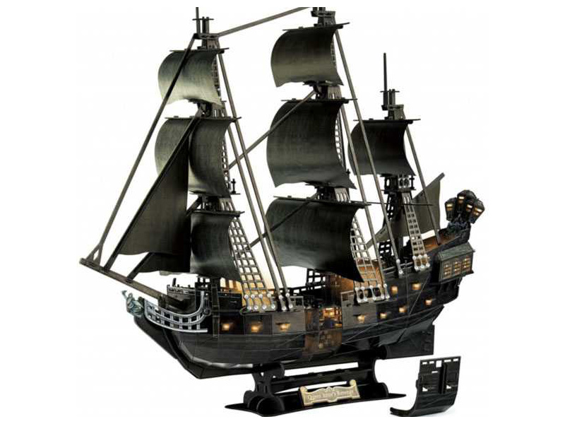 Puzzle 3D Black Pearl LED Edition - Pirates Des Caraïbes Revell : King