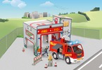 Revell Junior Kit - hasičské auto se stanicí