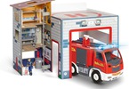 Revell Junior Kit - hasičské auto se stanicí
