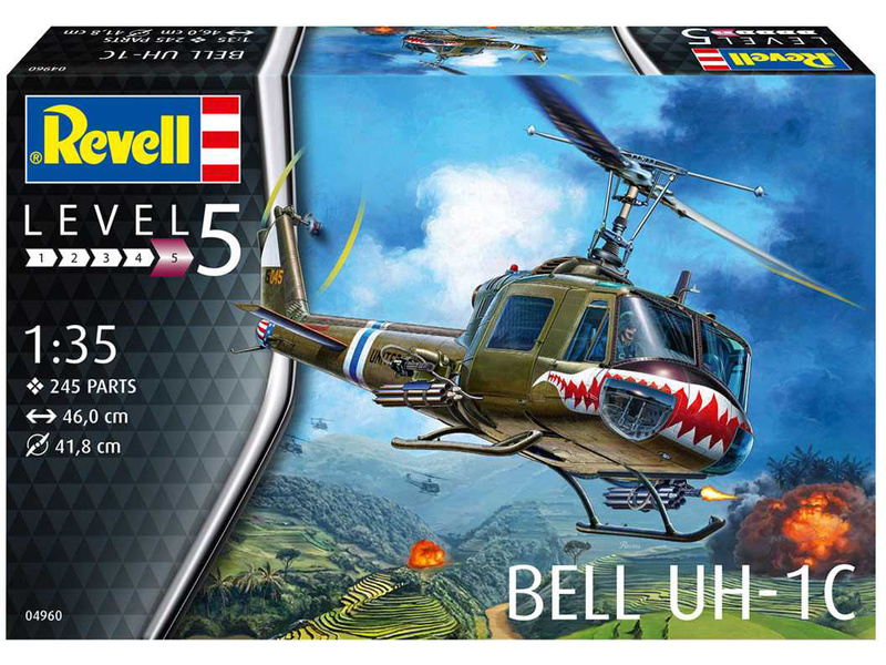 Maquette helicoptère Academy 12112 1/35 UH-1C Frog
