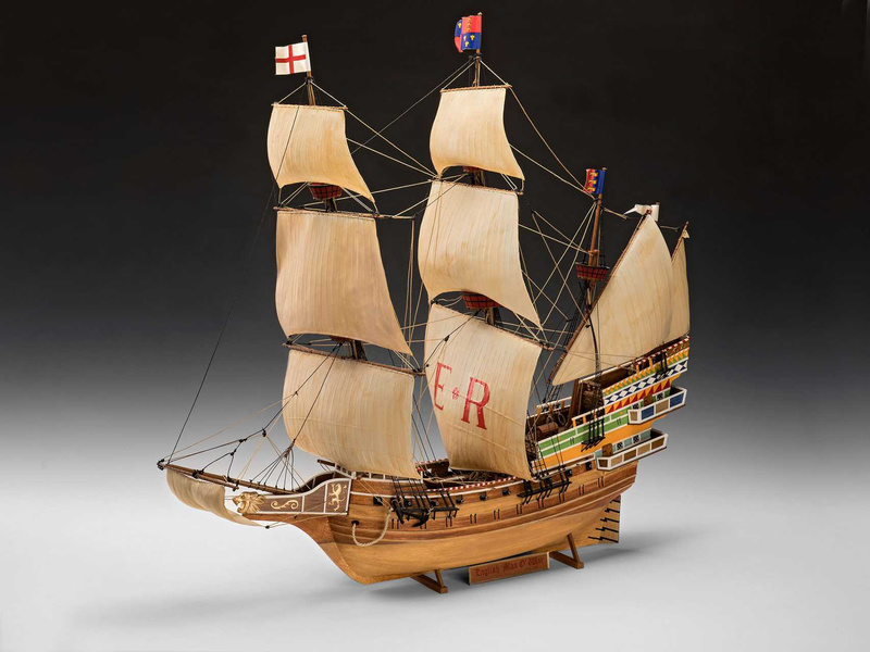 Kit Accessoires Maquette Revell English Man O'War 1:96 - Blocs Noyer & Gréement - Neuf
