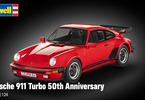 Revell Porsche 911 Turbo (50th Anniversary) (1:24) (Giftset)