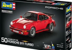 Revell Porsche 911 Turbo (50th Anniversary) (1:24) (Giftset)