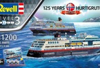 Revell Hurtigruten Trollfjord a Midnatsol 125. výročí (1:1200) (giftset)
