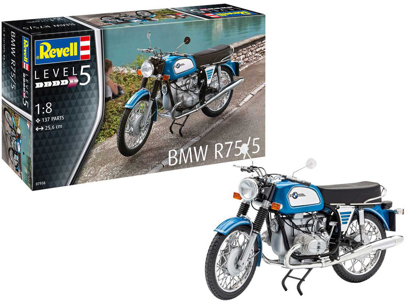 完成品 1/8 heller BMW R75/5　26センチ 1/8 Heller BMW R-75/5 1973/1974 - Ready For Inspection - Vehicles