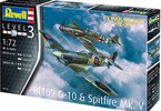 Revell Messerschmitt Bf109G-10, Spitfire Mk.V (1:72) (set)