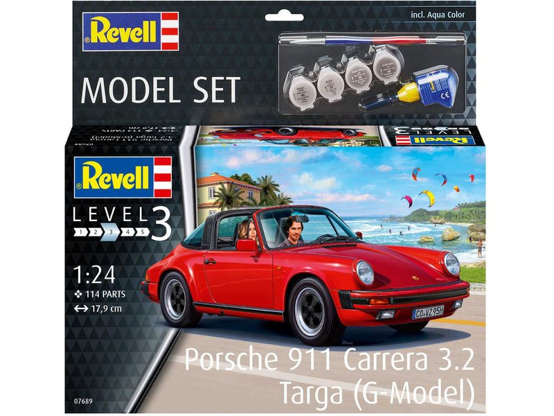Revell Porsche 911 Targa (G-Model) (1:24) (Set) (RVL67689)