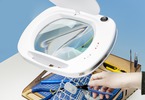 Lightcraft Wide Lens LED Magnifier Lamp