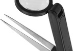 Modelcraft LED Magnifier 1.75x with Tweezer
