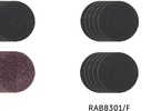 Rotacraft Rubber Pad, 5 Coarse and 5 Fine Sanding Discs