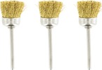 Rotacraft Brass Cup Brushes (3pcs)