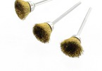 Rotacraft Brass Cup Brushes (3pcs)