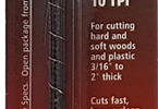 Olson list do lupénkové pilky 0.66x0.33x127mm dvojitý zub 10TPI (12ks)