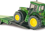 SIKU Farmer - Low Loader with John Deere Tractors 1:87