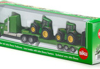 SIKU Farmer - Low Loader with John Deere Tractors 1:87