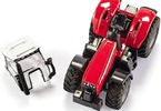 SIKU Farmer - Massey Ferguson traktor s přívěsem 1:87