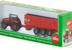SIKU Farmer - Massey Ferguson traktor s přívěsem 1:87
