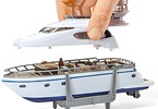 SIKU Super - Přeprava těžkého nákladu s jachtou 1:87